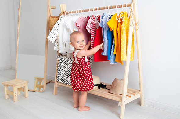 Хранение и порядок в детской одежде